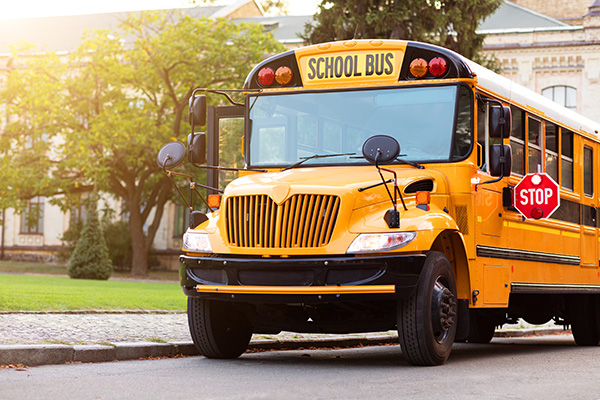 How to Safely Pass a Stopped School Bus?