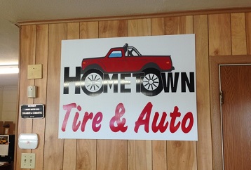 Hometown Tire and Auto | Back of a car